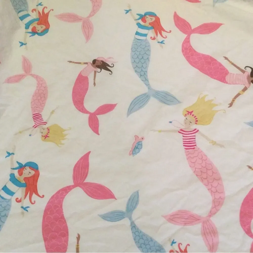 Pottery Barn Kids MERMAIDS Full fitted Sheet